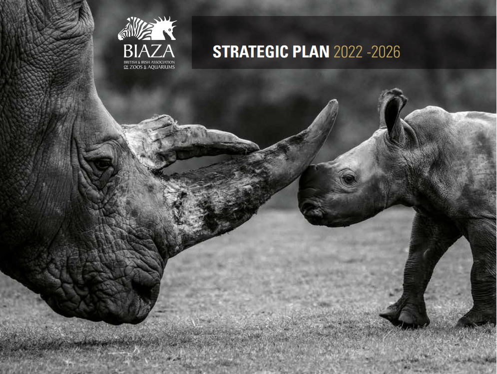 Front page of the BIAZA strategic plan, launched in 2022